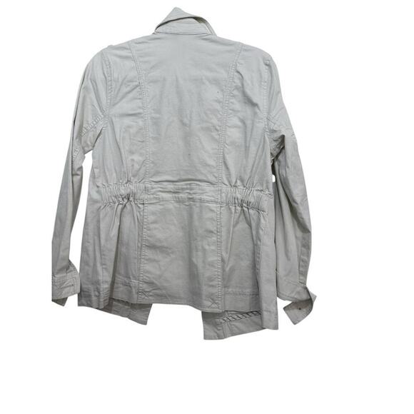 Cabi #5659 Women's White Kenya Safari Utility Military Jacket Size Medium - Picture 3 of 6